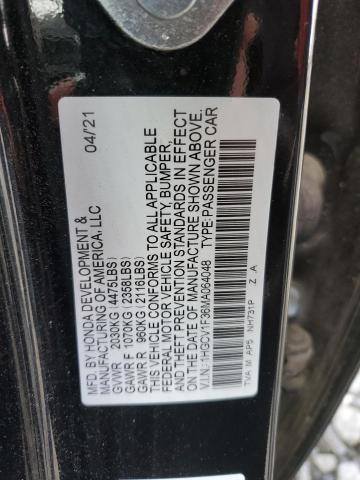 2021 HONDA ACCORD SPO - 1HGCV1F36MA064048