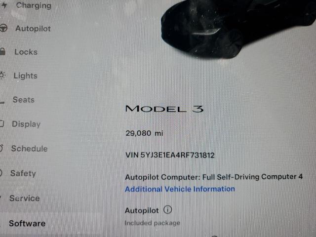 2024 TESLA MODEL 3 5YJ3E1EA4RF731812