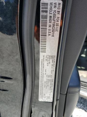 2022 DODGE DURANGO PU 1C4SDJFT9NC202118