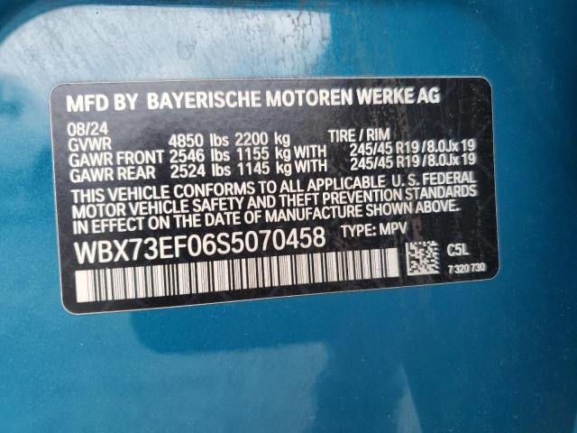 2025 BMW X1 XDRIVE2 - WBX73EF06S5070458