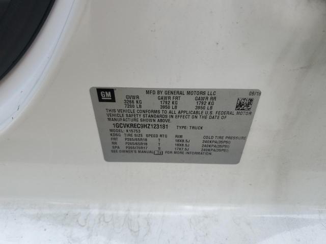 2017 CHEVROLET SILVERADO - 1GCVKREC9HZ123181