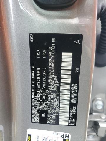 2022 LEXUS NX 250 2T2GDCAZ3NC001119