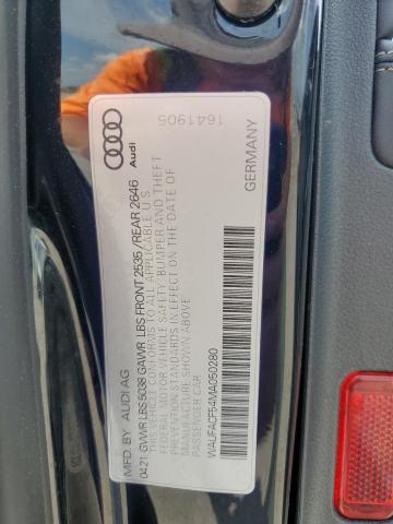 2021 AUDI A5 PREMIUM WAUFACF54MA050280