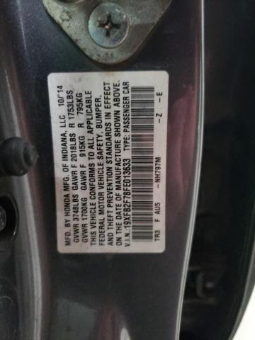 2015 HONDA CIVIC SE 19XFB2F78FE013633