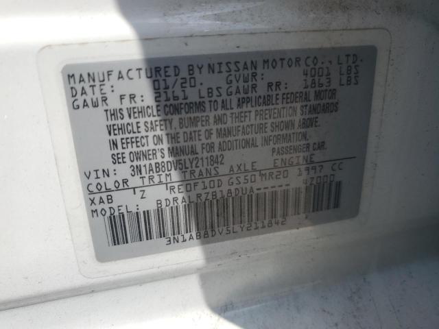 2020 NISSAN SENTRA SR 3N1AB8DV5LY211842
