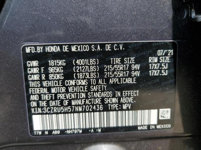 2022 HONDA HR-V EX - 3CZRU5H57NM702436
