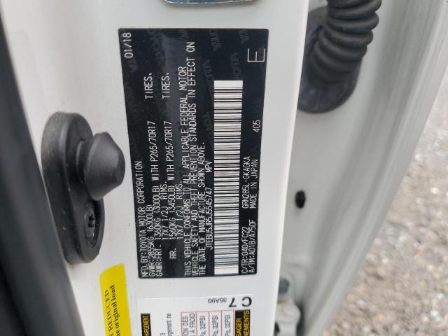 2018 TOYOTA 4RUNNER SR - JTEBU5JR5J5545747