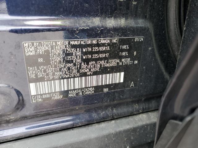 2024 TOYOTA RAV4 XLE 2T3P1RFV1RW428106