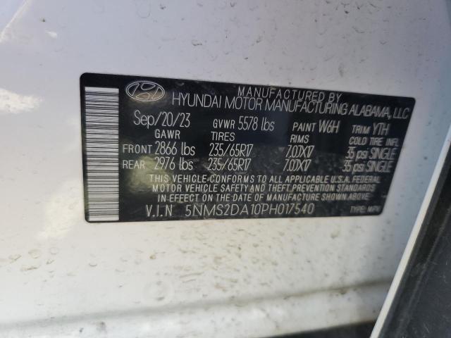 2023 HYUNDAI SANTA FE B 5NMS2DA10PH017540