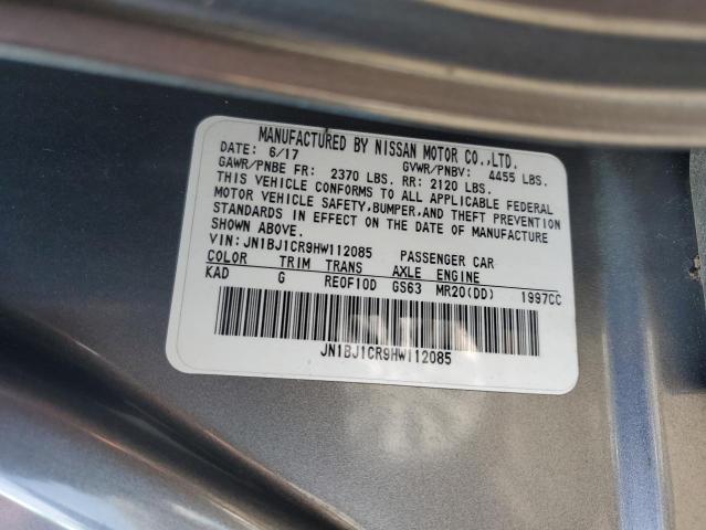 2017 NISSAN ROGUE SPOR - JN1BJ1CR9HW112085