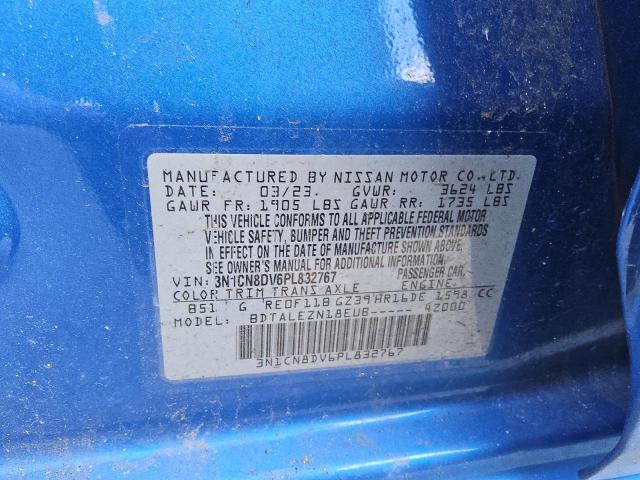 2023 NISSAN VERSA S 3N1CN8DV6PL832767