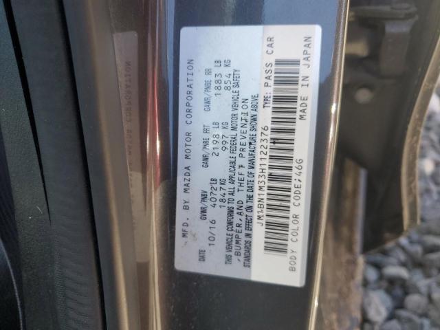 2017 MAZDA 3 GRAND TO JM1BN1M33H1122376