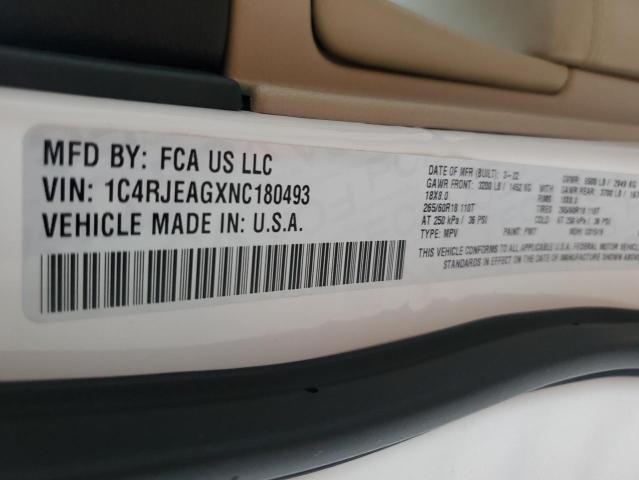 2022 JEEP GRAND CHEROKEE LAREDO E 1C4RJEAGXNC180493