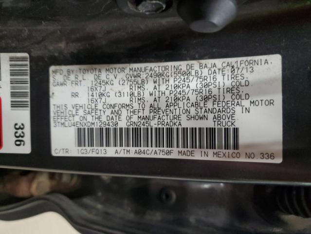 2013 TOYOTA TACOMA DOU - 3TMLU4ENXDM129430