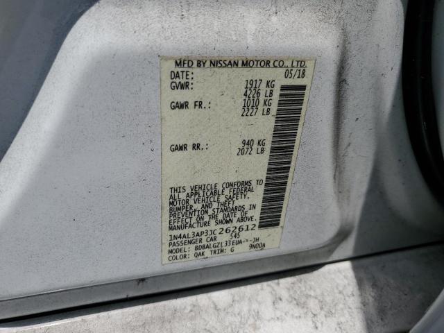 2018 NISSAN ALTIMA 2.5 - 1N4AL3AP3JC262612