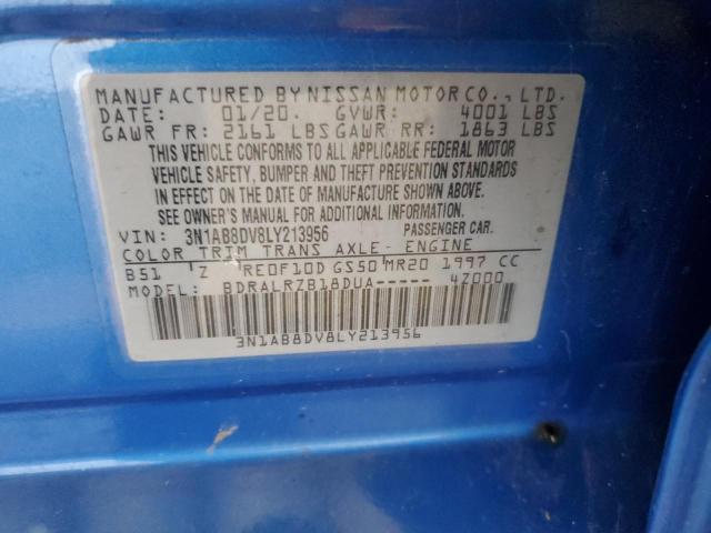 2020 NISSAN SENTRA SR - 3N1AB8DV8LY213956