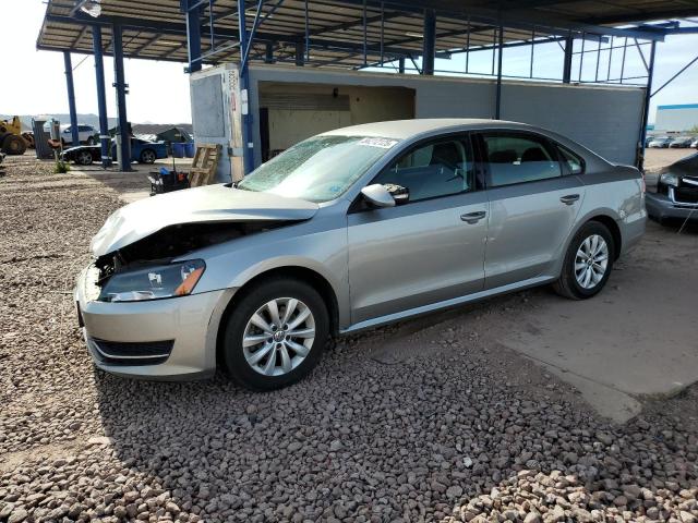 VOLKSWAGEN PASSAT S 2013 gray  gas 1VWAH7A38DC100590 photo #1
