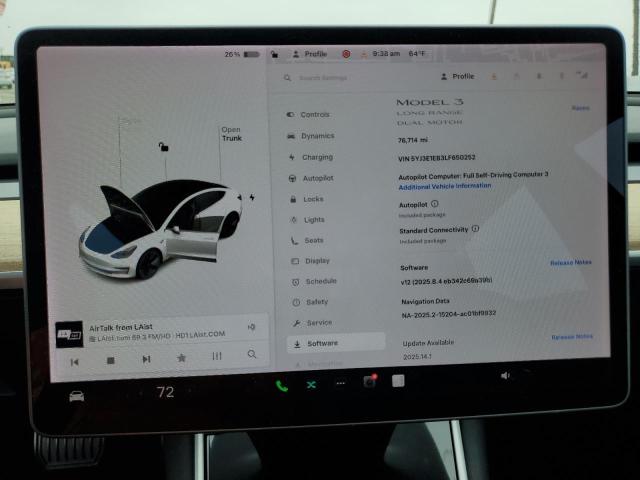 2020 TESLA MODEL 3 - 5YJ3E1EB3LF650252