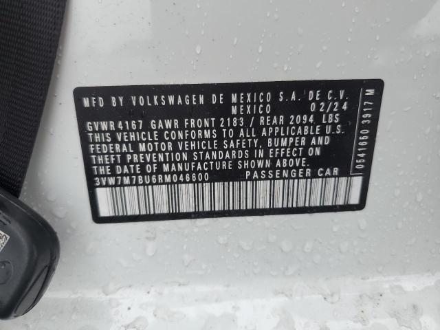 2024 VOLKSWAGEN JETTA SE 3VW7M7BU6RM046600