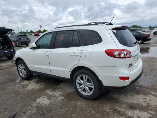 HYUNDAI SANTA FE S 2012 white  gas 5XYZHDAG3CG098099 photo #3