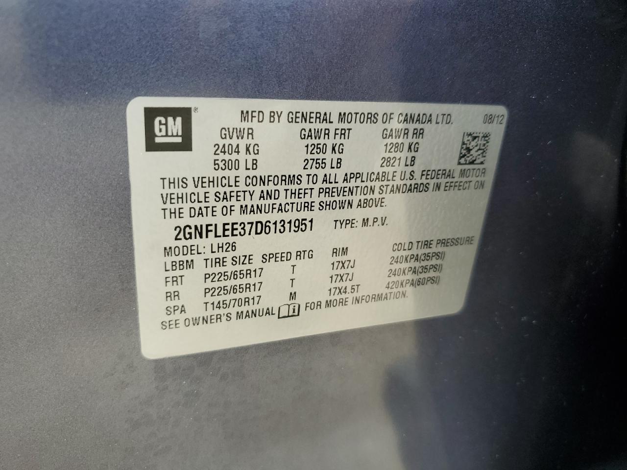 CHEVROLET EQUINOX LT