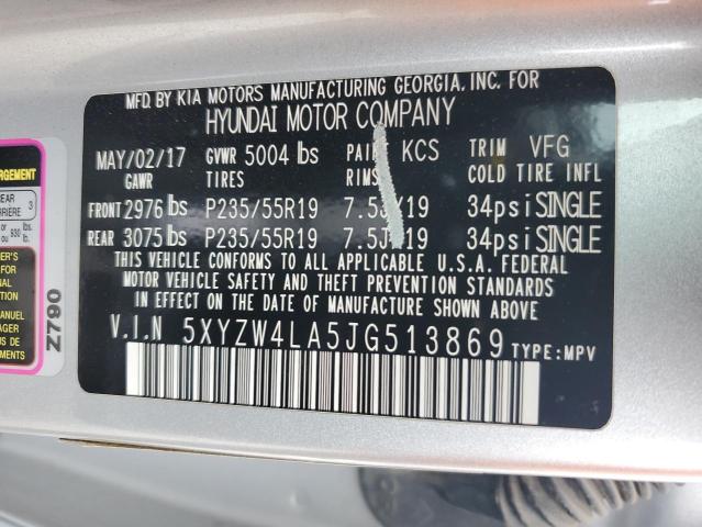 2018 HYUNDAI SANTA FE S - 5XYZW4LA5JG513869