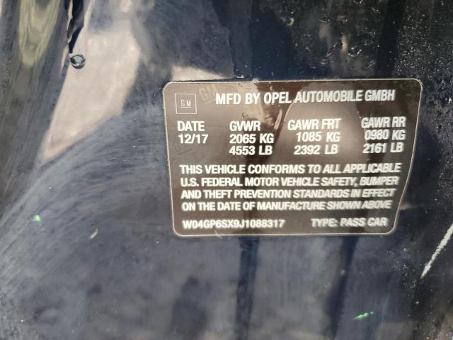 2018 BUICK REGAL ESSE W04GP6SX9J1088317