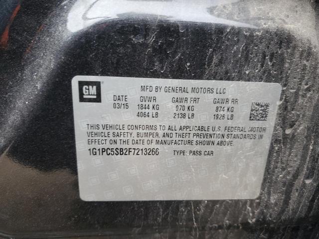 2015 CHEVROLET CRUZE LT - 1G1PC5SB2F7213266
