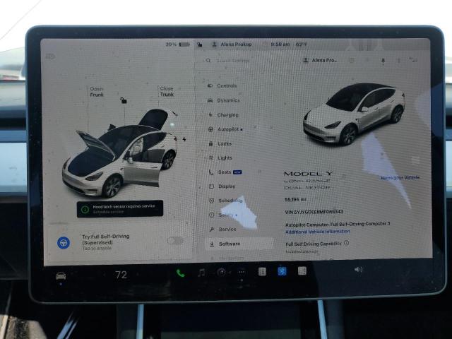 2021 TESLA MODEL Y 5YJYGDEE8MF069343