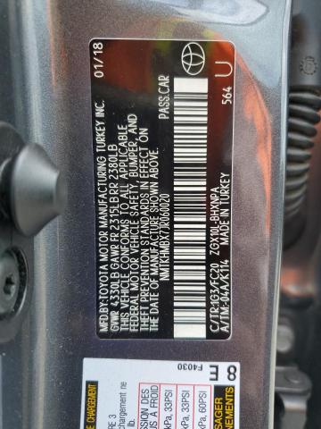 2018 TOYOTA C-HR XLE NMTKHMBX7JR060020
