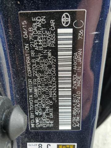 2015 TOYOTA PRIUS - JTDKN3DU9F0449727