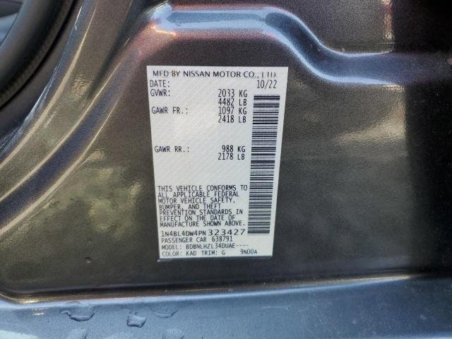 2023 NISSAN ALTIMA SV 1N4BL4DW4PN323427