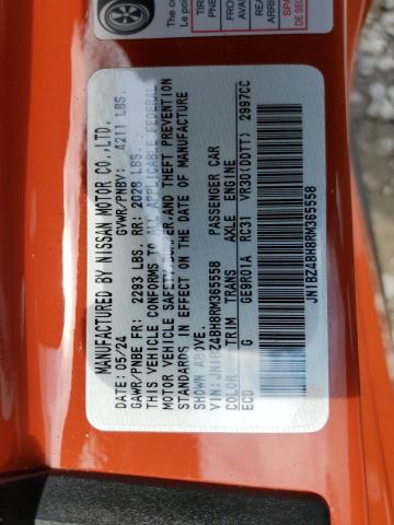 2024 NISSAN Z PERFORMA JN1BZ4BH8RM365558