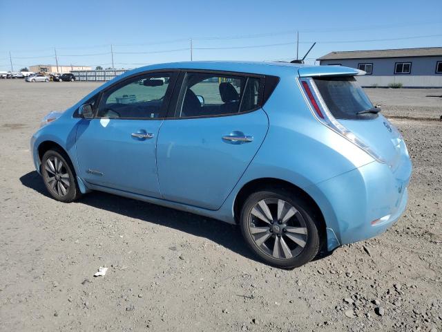 NISSAN LEAF S 2015 blue  electric 1N4AZ0CP0FC316790 photo #3