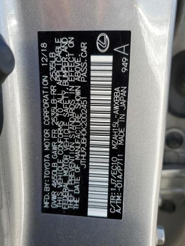 2019 LEXUS UX 250H - JTHU9JBH0K2002451