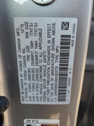 2019 HONDA CR-V LX - 2HKRW6H3XKH203779