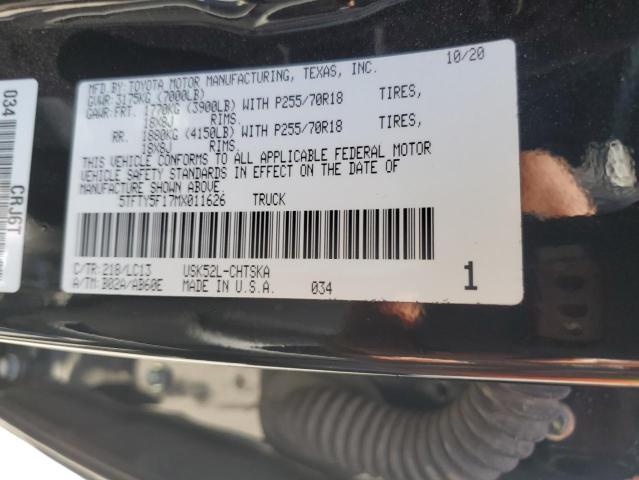 2021 TOYOTA TUNDRA DOU - 5TFTY5F17MX011626