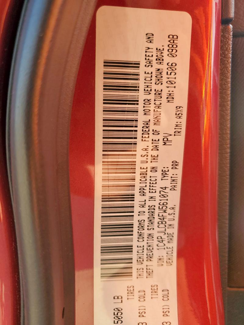 1C4PJLCB4FW561074 2015 JEEP GRAND CHER