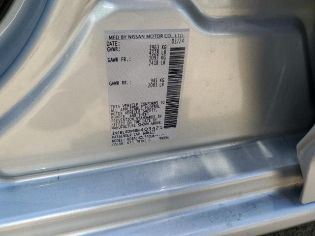 2024 NISSAN ALTIMA SV 1N4BL4DV6RN403421