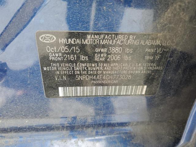 2016 HYUNDAI ELANTRA SE - 5NPDH4AE4GH773028