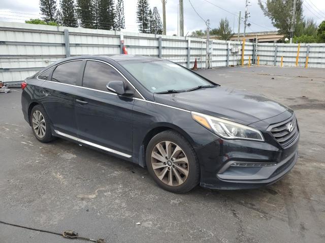 Vin: 5npe34af7gh280245, lot: 55600995, hyundai sonata sport 20164