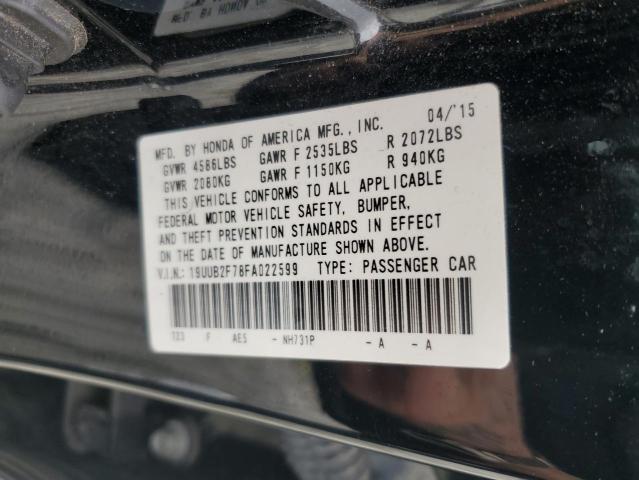 2015 ACURA TLX ADVANC 19UUB2F78FA022599