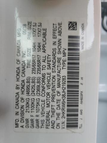 2018 HONDA CR-V LX - 2HKRW6H38JH219283