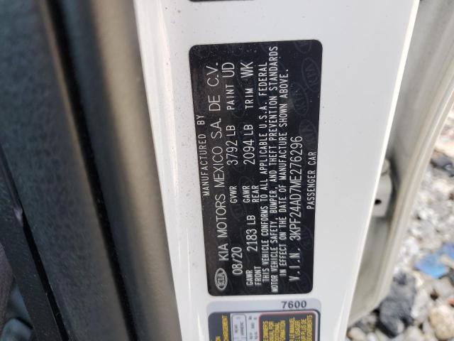2021 KIA FORTE FE - 3KPF24AD7ME276296