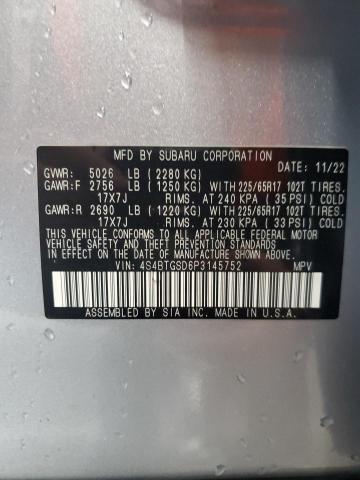 2023 SUBARU OUTBACK WI 4S4BTGSD6P3145752