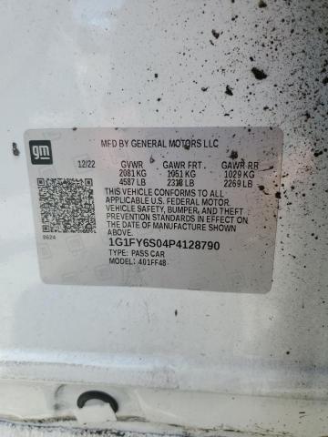2023 CHEVROLET BOLT EUV L 1G1FY6S04P4128790