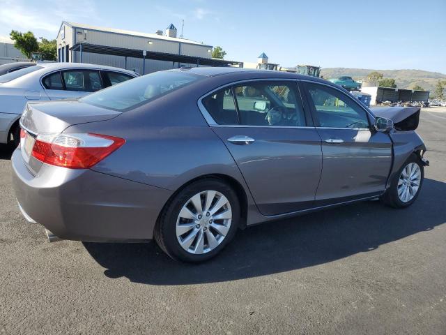 HONDA ACCORD EXL 2015 gray sedan 4d gas 1HGCR2F85FA249328 photo #4