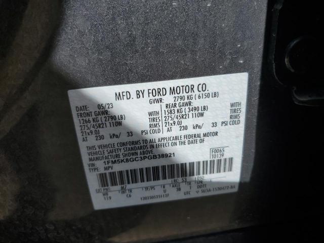 2023 FORD EXPLORER - 1FM5K8GC3PGB38921