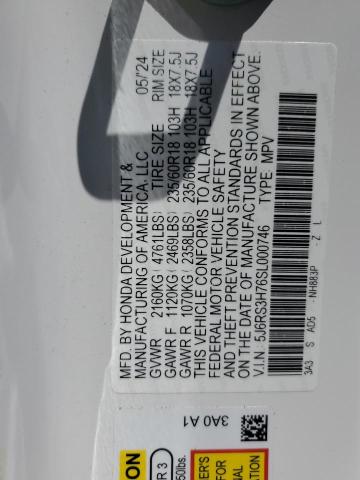 2025 HONDA CR-V EXL - 5J6RS3H76SL000746