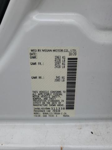 2021 NISSAN ALTIMA SL - 1N4BL4EV9MN311338